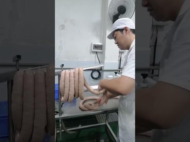 Small sausage filling and linking machine #electric sausage making machine