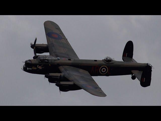 Lancaster bomber start up, take off & landing (incredible sound) 