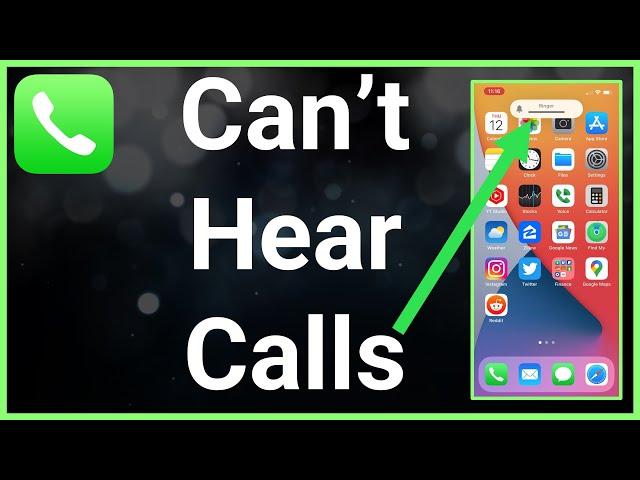 How To Fix Can't Hear Calls Unless Speaker Phone Is On