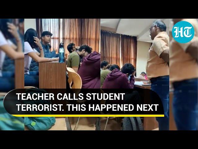 Viral: Muslim student tears into Manipal Univ teacher for calling him terrorist; ‘Not funny’