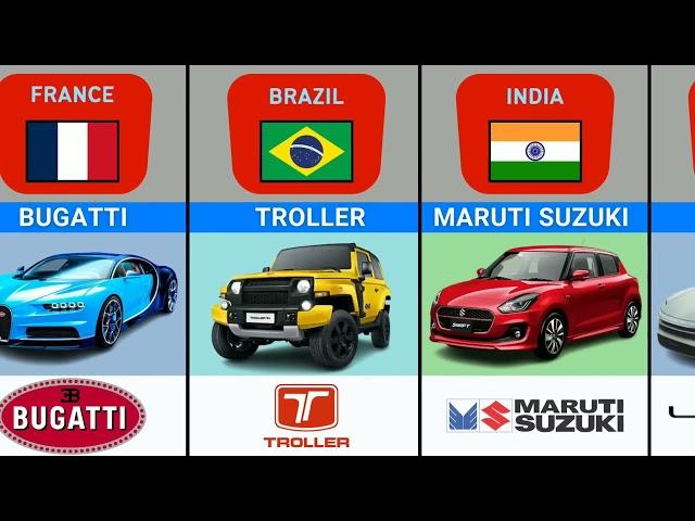 Makes of car brands | from various countries | Comparison | data. #DiscoveryGlobalData