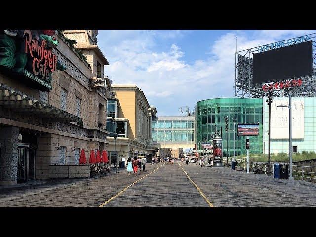 ATLANTIC CITY BOARDWALK WALKING TOUR - ATLANTIC CITY NJ - New Jersey Travel Guide 4K