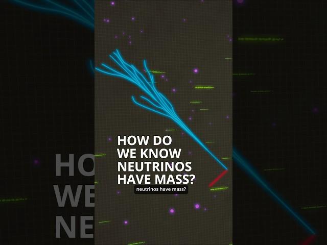 How do we know neutrinos have mass? #shorts