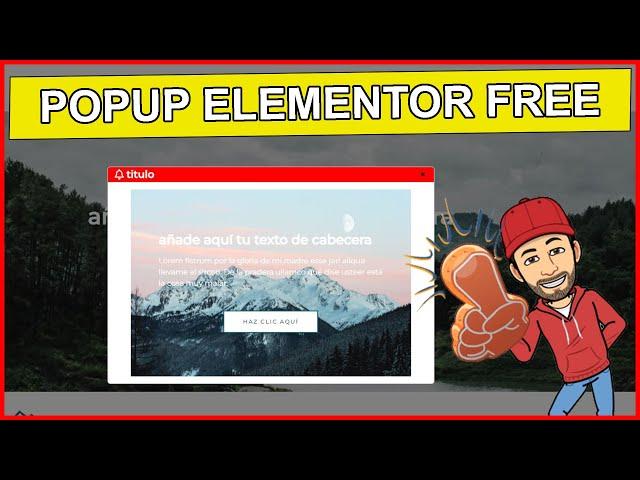 ️ Como crear un Popup con elementor free, wordpress 129 tutorial o curso español