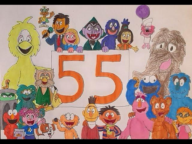 A musical video for Sesame Street's 55th anniversary