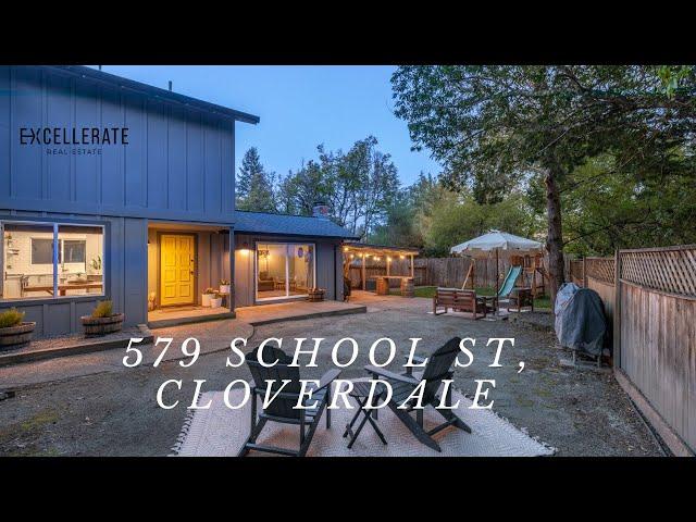 Cloverdale Charm | 579 School Street, Cloverdale Ca 95425