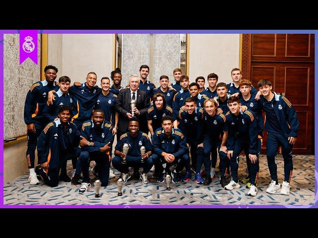 Vini Jr. & Ancelotti thank team after FIFA The Best awards!