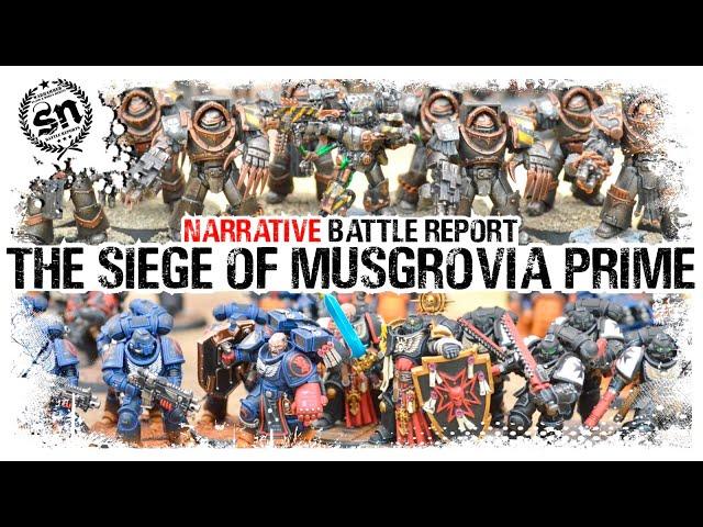 Warhammer 40k (Narrative Battle Report) - Siege of Musgrovia Prime