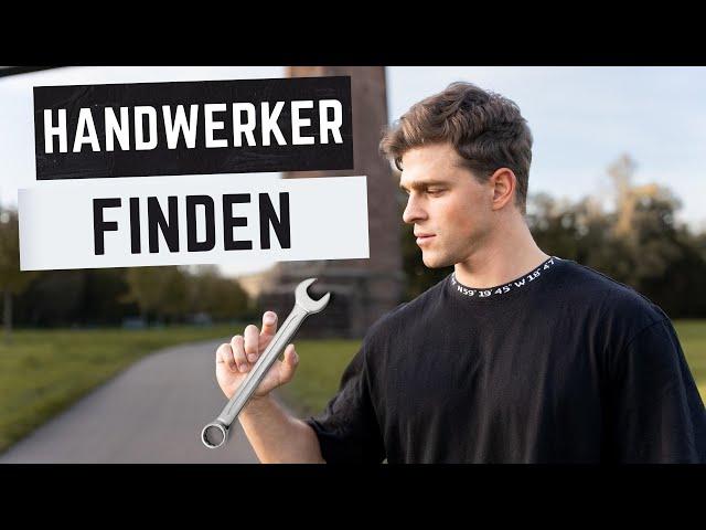 Handwerker suchen und finden, so geht's!