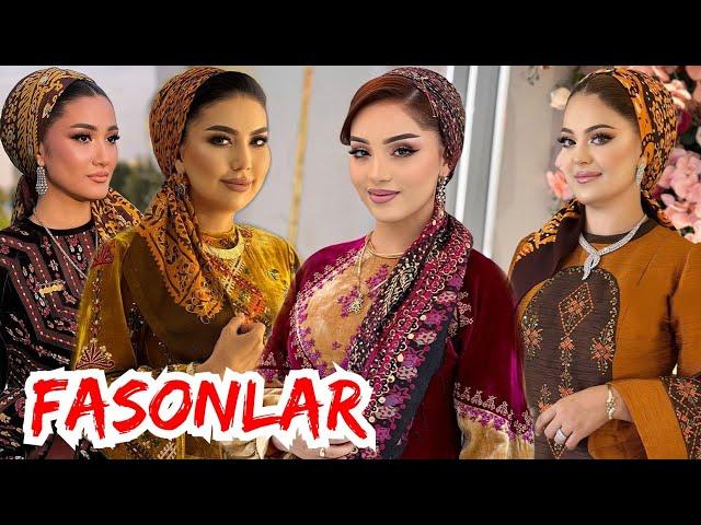 Gelin gyz turkmen moda koynek fasonlar 2024 | Women dresses | saylama instagram fasonlar