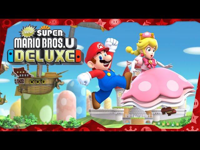 New Super Mario Bros. U Deluxe ᴴᴰ Full Playthrough (Warps, 2-Player)