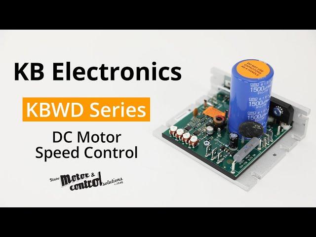 KB Electronics KBWD Series DC Motor Speed Control