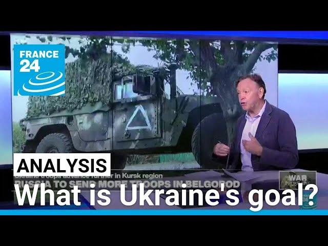 Ukraine's incursion in Kursk region: What is Kyiv's goal? • FRANCE 24 English