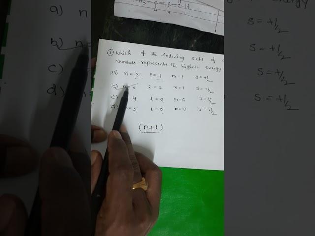 how to calculate energy of an orbit from quantum numbers