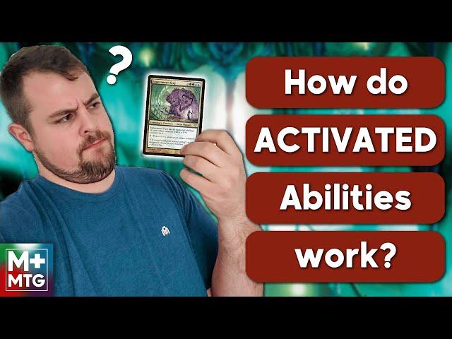 How do ACTIVATED abilities work in Magic the Gathering? ┃ Manfred Plus Magic