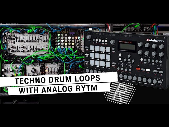 Techno Drum Loops with Analog Rytm by @Momec Music  | riemannkollektion.com