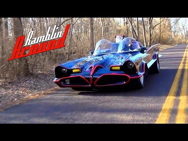 1966 Batmobile Test Drive - Replica Built from Original Barris Molds