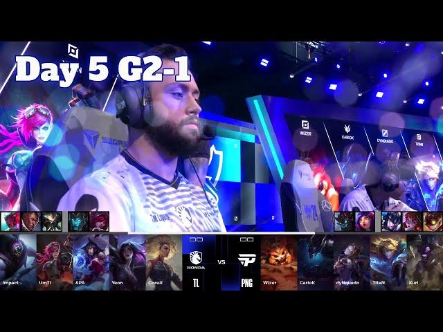 TL vs PNG - Game 1 | Day 5 LoL Worlds 2024 Swiss Stage | Team Liquid vs paiN Gaming G1 full