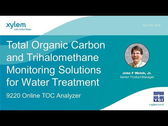 Webinar | TOC & THM Monitoring Solutions for Water Treatment