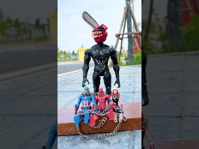 Spider Man, Captain America, Captain Marvel save kidnapped baby but end up dancing Coffin S