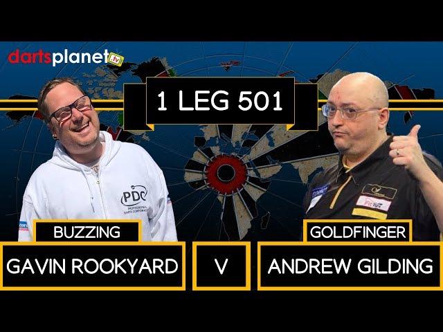 1 LEG OF DARTS AGAINST ANDREW 'GOLDFINGER' GILDING | DARTS CHALLENGE