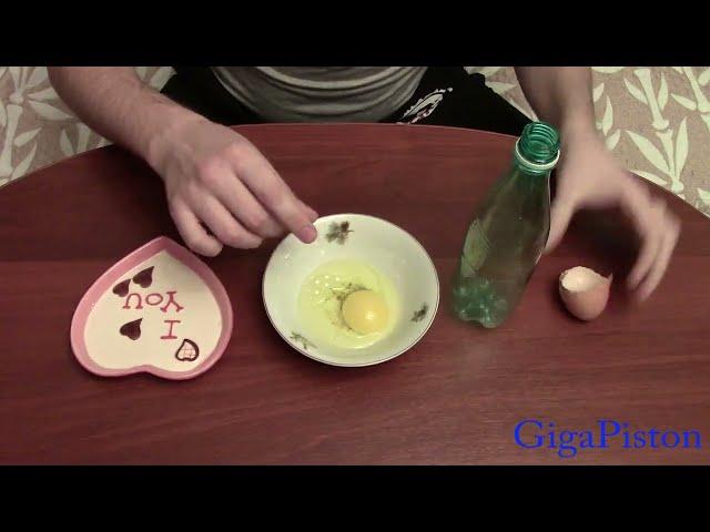 Amazing egg life hack. HOW TO: Separate Eggs With a Plastic Bottle