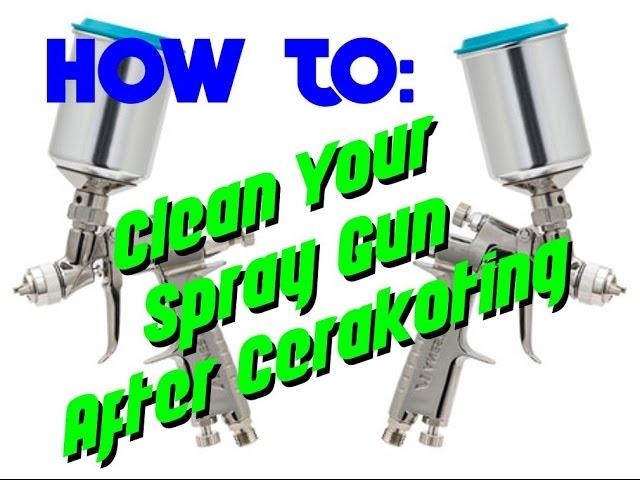 Cleaning the Iwata LPH80 Spray Gun after Cerakoting