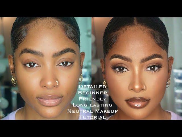 *DETAILED* Beginners Friendly Neutral LASTING Makeup PERFECT for Summer time! | PETITE-SUE DIVINITII