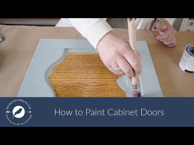 How to Paint Cabinet Doors and Get a Smooth, Texture Free Finish