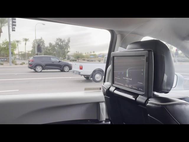 Waymo Driverless: Short sample of a Right on Red in Dedicated Turn Lane - Chandler, AZ