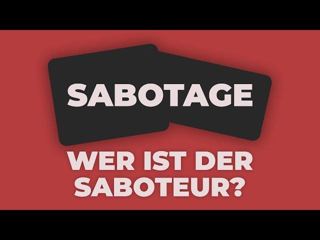 WER VERAR**** HIER WEN? Sabotage - Neue interaktive Live-Spielshow