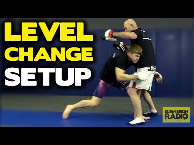 Takedown SETUP, using level-change and strikes - by UFC Lightweight Jake Matthews