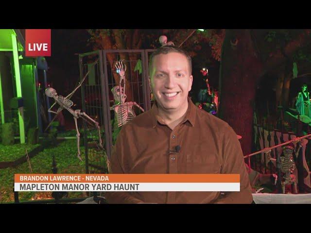 A look inside 'Mapleton Manor Yard Haunt'