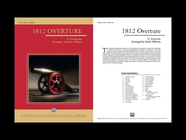 1812 Overture, arr. Mark Williams – Score & Sound