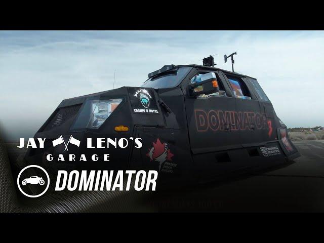 Jay Leno Puts Storm-Chaser Reed Timmer's "Dominator" Stormproof Vehicle To The Test