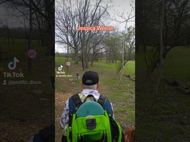 Jessica Weese absolutely pures the toughest gap at Mill Ridge Park