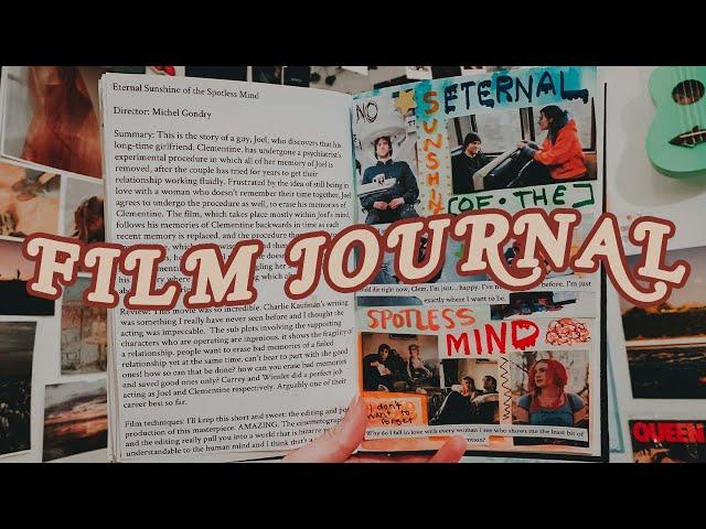 HOW I MADE MY FILM JOURNAL | ETERNAL SUNSHINE OF THE SPOTLESS MIND MOVIE REVIEW | JOURNAL WITH ME