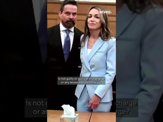 Karen Read reacts as jury finds her not guilty of second-degree murder