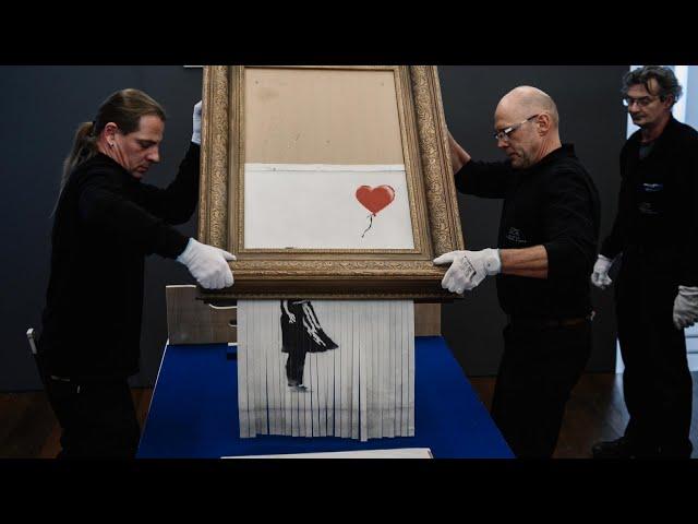 Banksy's Shredded Painting Sells for Record $25.4 Million