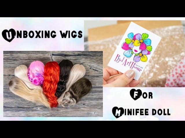 Unboxing Wigs for Minifee from BJDARTHOUSE