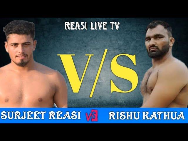 Surjeet Reasi Vs Rishu  Kathua Kushti Dangal Seiya Sunderbani 27/10/2024#Jammulivetv