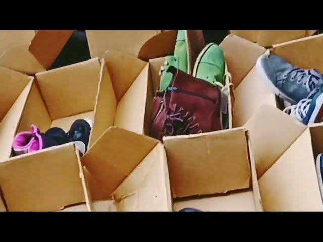 #fypage#viral video 250 pairs of shoes.... let's clean #must watch video #