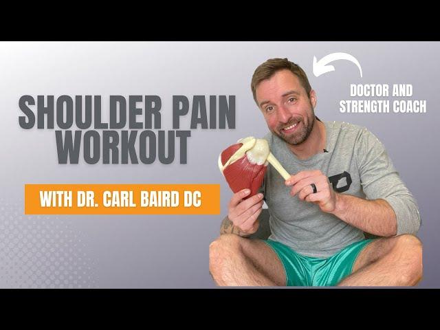 30 Minute Shoulder Pain Workout With Strength Coach And Shoulder Expert Dr. Carl Baird | Level 1