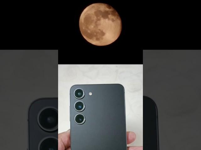 Samsung S23 Camera Moon Zoom Test #moonzoom #shorts
