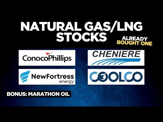 Natural Gas & LNG Stocks: Cheniere Energy, ConocoPhillips, New Fortress Energy, Cool Company