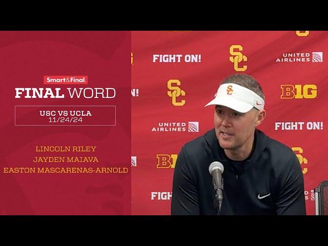 Post Game Press Conference: USC vs UCLA