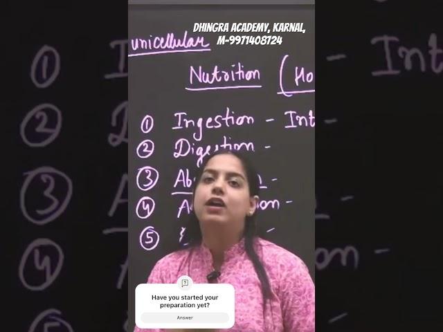 Dhingra Academy Karnal, Class 10 Biology by Vibha ma’am #music #lyrics #dreamneet #motivation