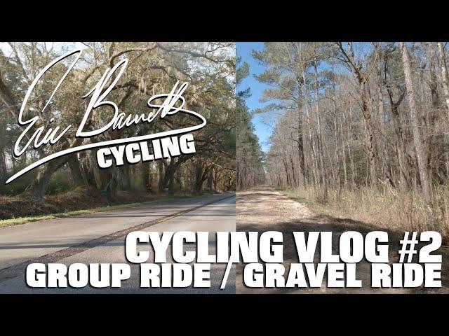 Cycling Vlog #2: Two firsts! First group ride in Charleston, first gravel ride ever!