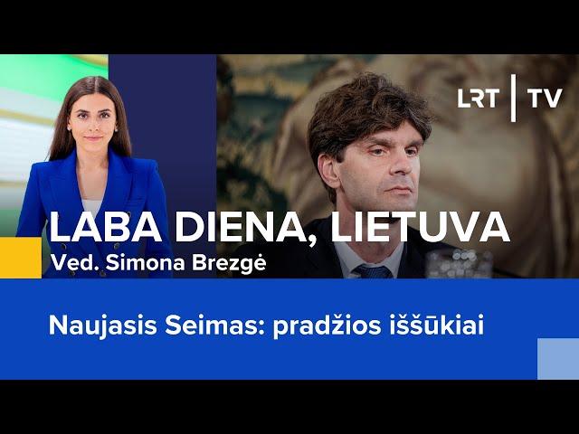 Naujasis Seimas: pradžios iššūkiai | Laba diena, Lietuva | 2024-11-08