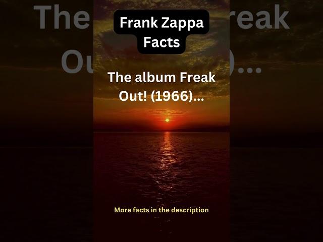 Frank Zappa Fact Two #freakout #1966